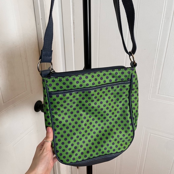 Green Polka Dot Shoulder/Crossbody Bag - Picture 2 of 4